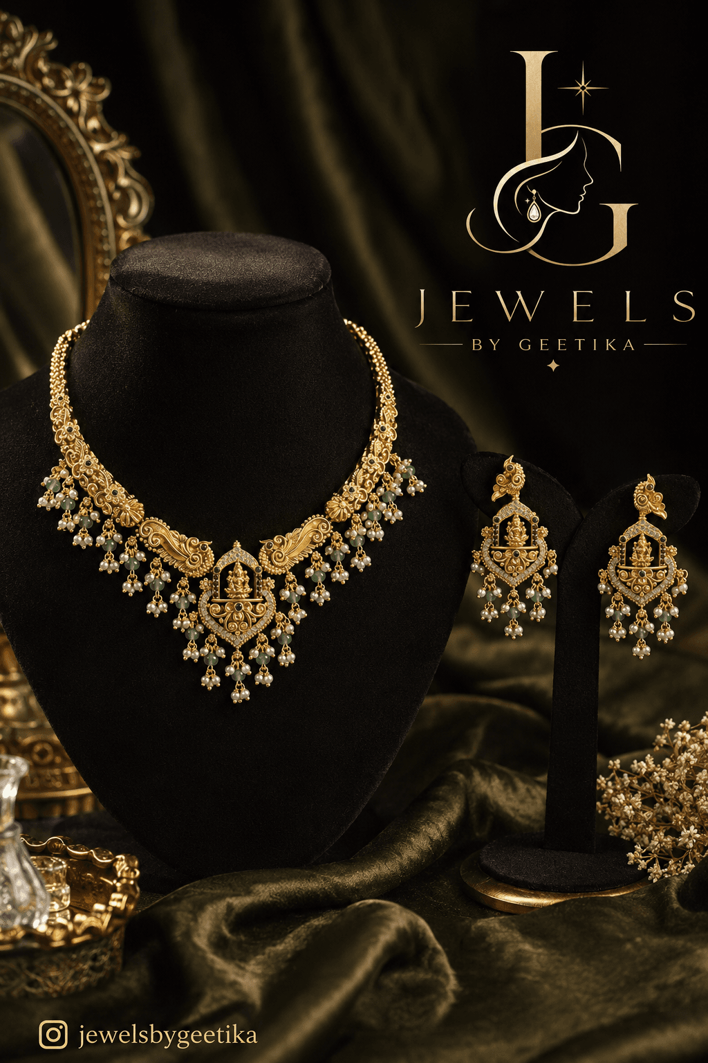 Antara Temple Necklace Set